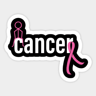 Screw Breast Cancer Sticker